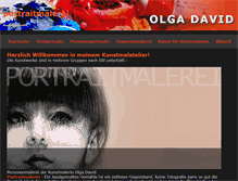 Tablet Screenshot of olga-david.de
